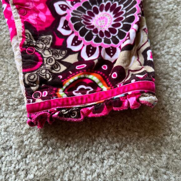 The Children’s Place Pink Floral & Heart 1 Piece Corduroy Jumpsuit 12 Months - Picture 3 of 11